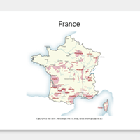 Print Wine Maps, using Air Print
